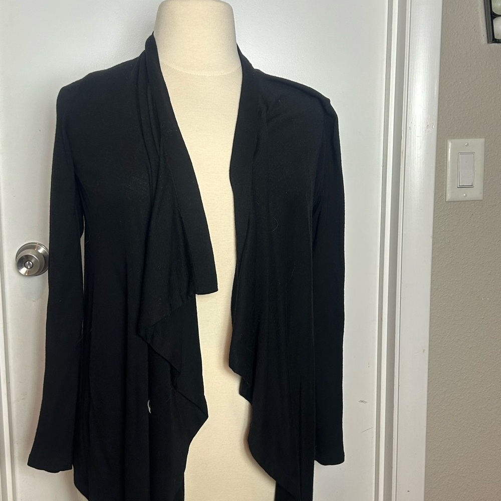 Witchery Black Open Front Cardigan